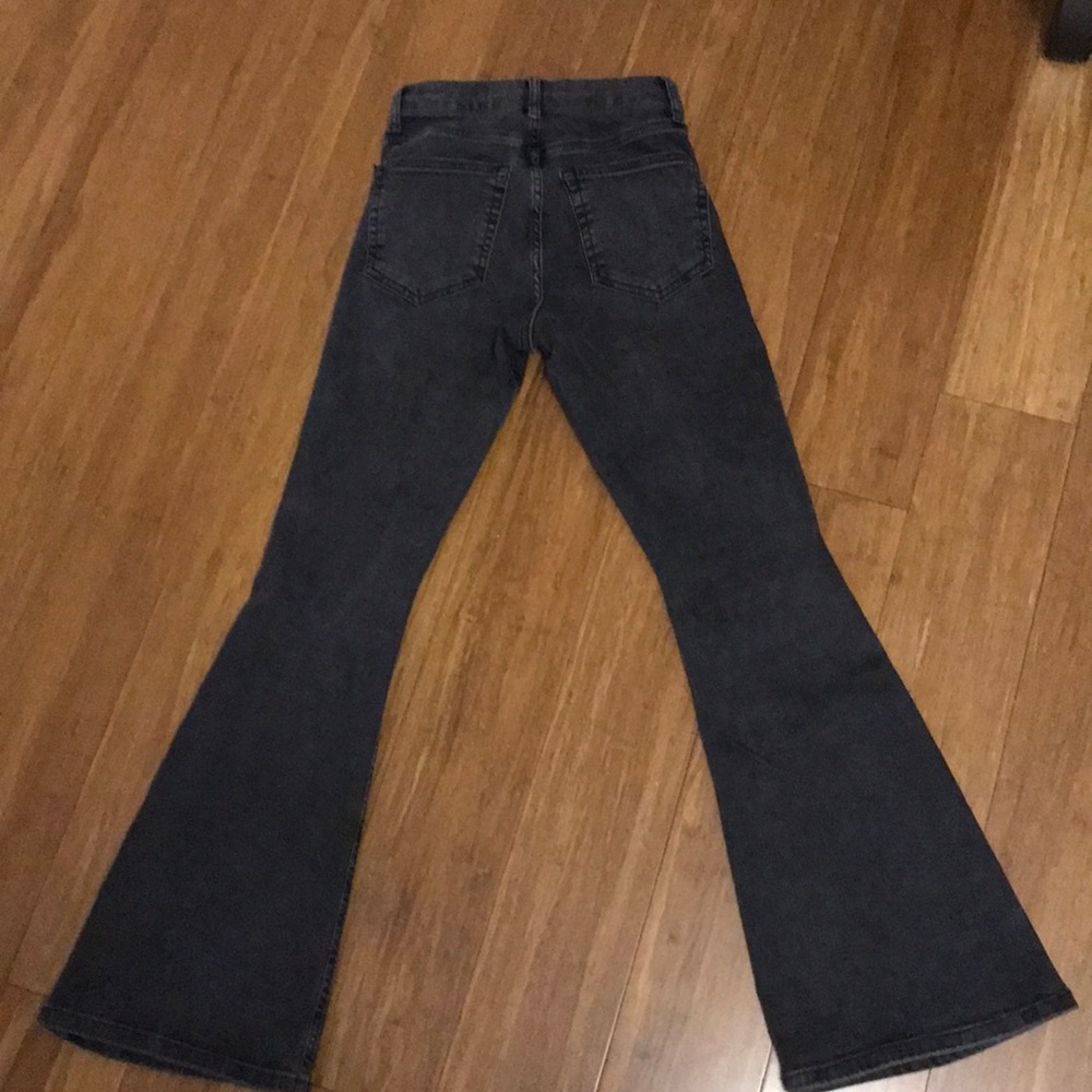 Women’s topshop petite jamie flare jeans w25 0 XS